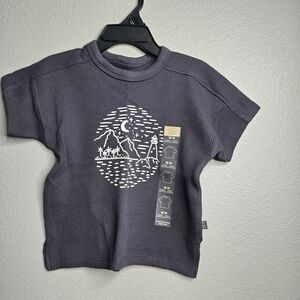 Mountain Adventure Kids Tee in Charcoal